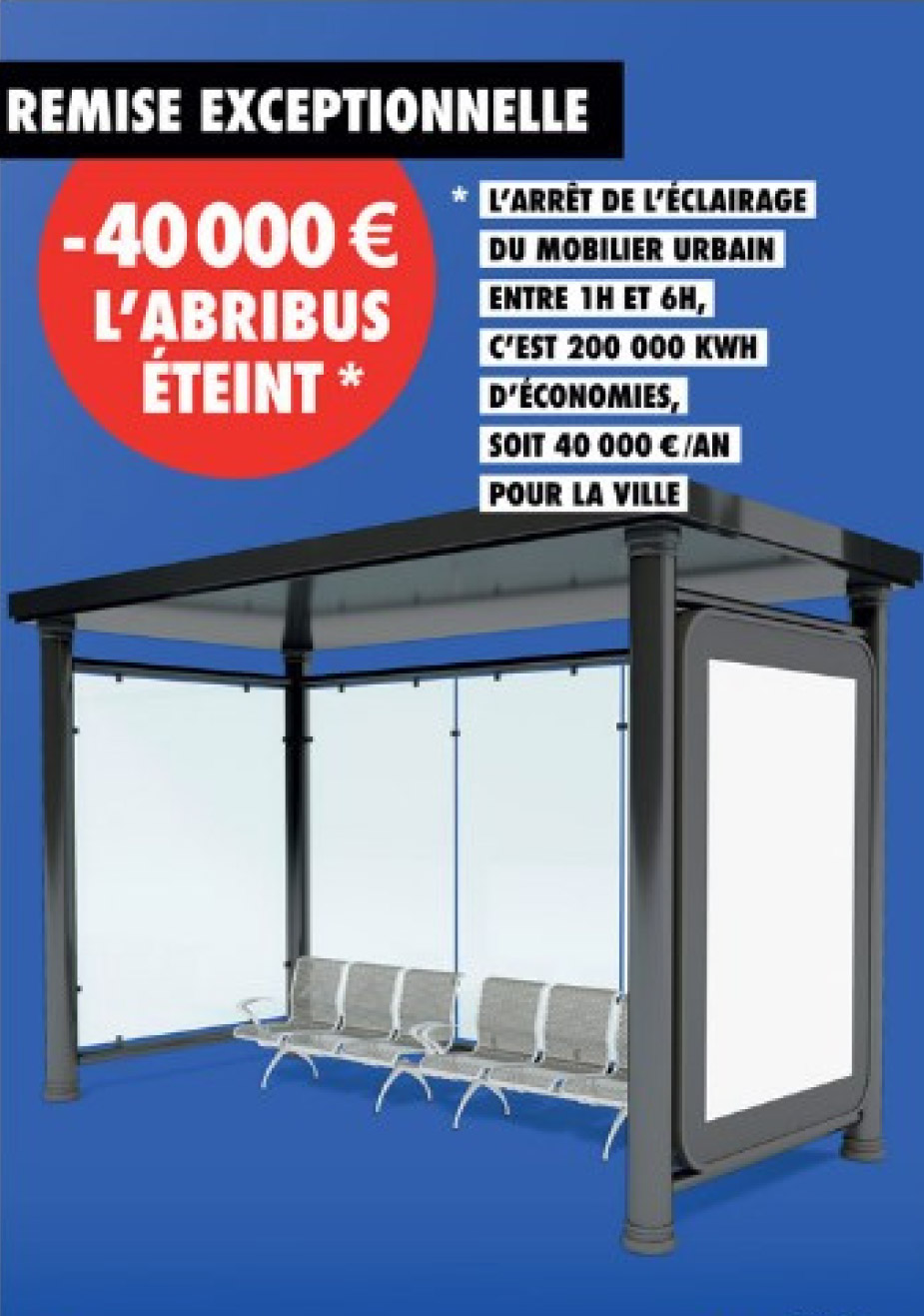 Remise exceptionnelle - Abribus